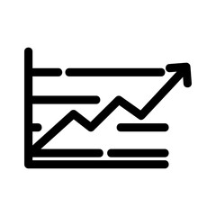 graph icon or logo isolated sign symbol vector illustration - high quality black style vector icons
