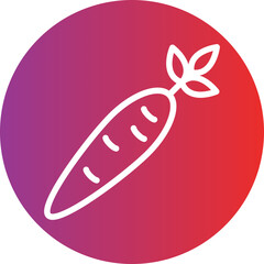 Vector Design Carrots Icon Style
