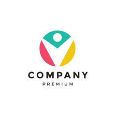 human care community colorful logo corporate company