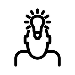 idea icon or logo isolated sign symbol vector illustration - high quality black style vector icons
