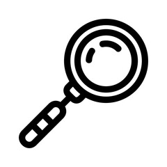 magnifying glass icon or logo isolated sign symbol vector illustration - high quality black style vector icons
