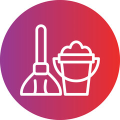 Vector Design Mop Icon Style