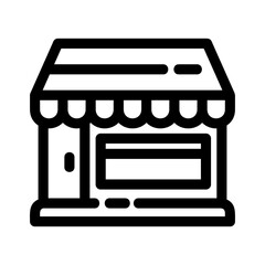 marketplace icon or logo isolated sign symbol vector illustration - high quality black style vector icons
