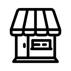 marketplace icon or logo isolated sign symbol vector illustration - high quality black style vector icons
