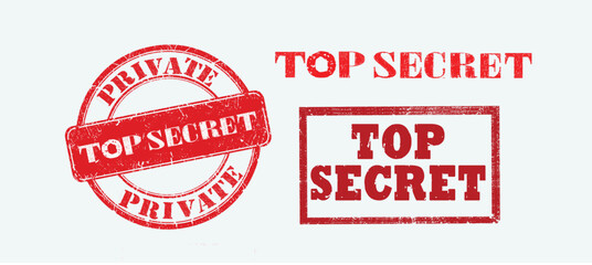Top secret grunge stamp vector 