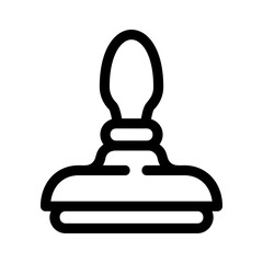 stamp icon or logo isolated sign symbol vector illustration - high quality black style vector icons
