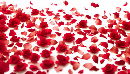 Red rose petals texture background