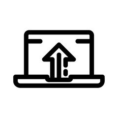 upload icon or logo isolated sign symbol vector illustration - high quality black style vector icons
