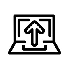 upload icon or logo isolated sign symbol vector illustration - high quality black style vector icons
