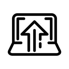 upload icon or logo isolated sign symbol vector illustration - high quality black style vector icons
