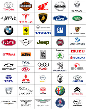 car company logos bundle - Automobile brands collection