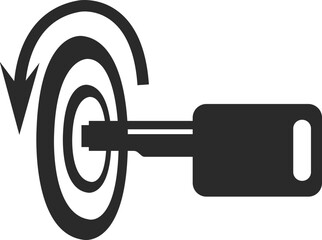 Power engine off icon, power button icon black vector