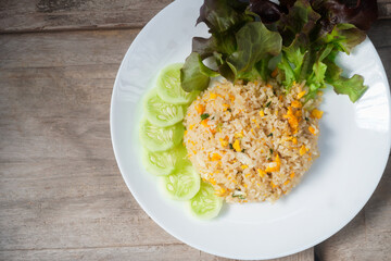 Crab Fried Rice - Fried rice thai style Asia Thailand