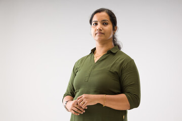 Portrait of an Indian woman