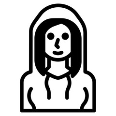 avatar glyph icon
