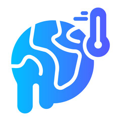 climate gradient icon