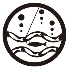 家紋風デザイン / ティーザーとルアー