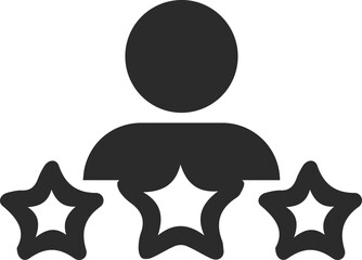 VIP customer user icon, VIP membership icon black vector