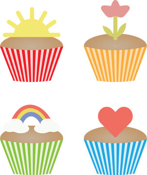 Muffin vector image or clip art