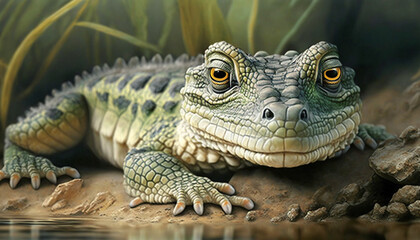 Fototapeta premium crocodile