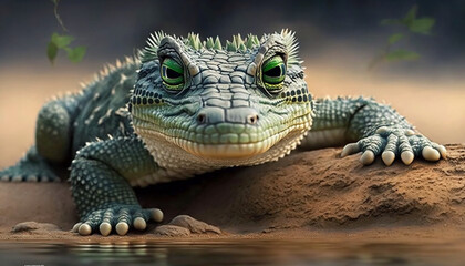 Fototapeta premium crocodile