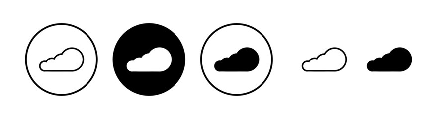 Cloud icon vector illustration. cloud sign and symbol