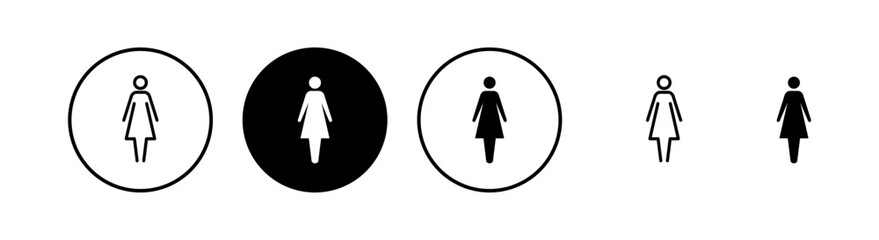 Female icon vector illustration. woman sign and symbol
