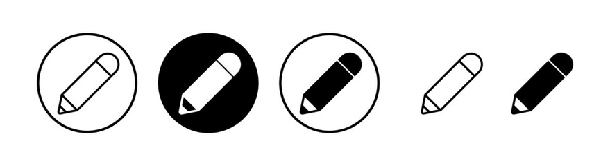 Pencil icon vector illustration. pen sign and symbol. edit icon vector