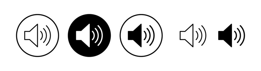 Speaker icon vector illustration. volume sign and symbol. loudspeaker icon. sound symbol