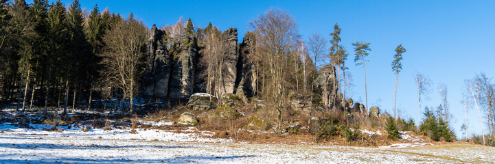 Klettergebiet Wiesensteine im Bielatal- S&auml;chsische Schweiz