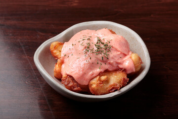 揚げじゃが明太