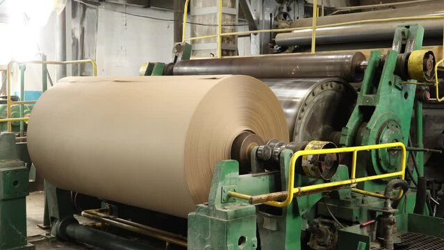 conveyor for the production of technical paper and packaging cardboard at a paper mill of the old USSR times