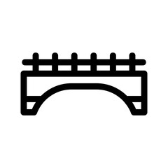 bridge icon or logo isolated sign symbol vector illustration - high quality black style vector icons
