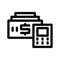 budget icon or logo isolated sign symbol vector illustration - high quality black style vector icons
