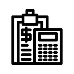 budget icon or logo isolated sign symbol vector illustration - high quality black style vector icons
