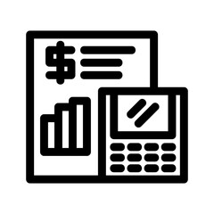 budget icon or logo isolated sign symbol vector illustration - high quality black style vector icons
