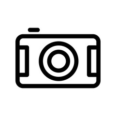 camera icon or logo isolated sign symbol vector illustration - high quality black style vector icons
