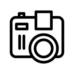 camera icon or logo isolated sign symbol vector illustration - high quality black style vector icons
