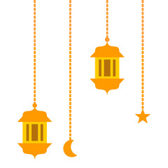 Islamic Lantern Corner Decoration