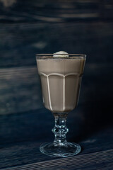 glass of coffee on the table