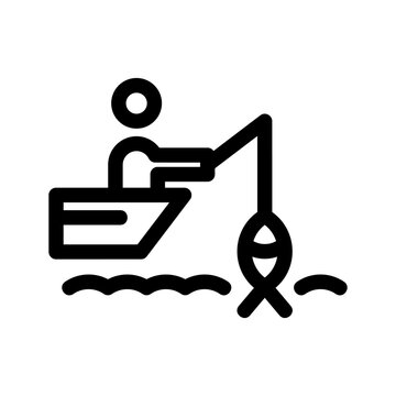 recommend clip art: fishing icon or logo isolated sign symbol vector illustration - high quality black style vector icons
                    