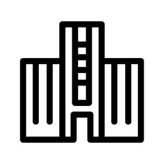 hotel icon or logo isolated sign symbol vector illustration - high quality black style vector icons
