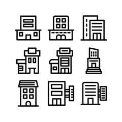 hotel icon or logo isolated sign symbol vector illustration - high quality black style vector icons
