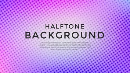 Abstract background vector with gradient halftone effect 