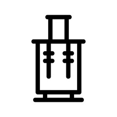 luggage icon or logo isolated sign symbol vector illustration - high quality black style vector icons
