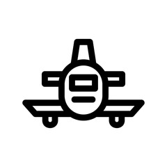 plane icon or logo isolated sign symbol vector illustration - high quality black style vector icons
