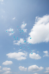 Luftballons in den Wolken 