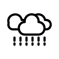 rain icon or logo isolated sign symbol vector illustration - high quality black style vector icons
