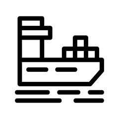 ship icon or logo isolated sign symbol vector illustration - high quality black style vector icons
