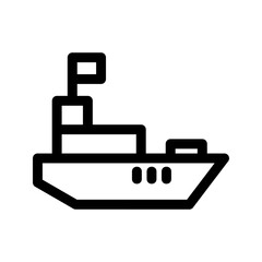 ship icon or logo isolated sign symbol vector illustration - high quality black style vector icons
